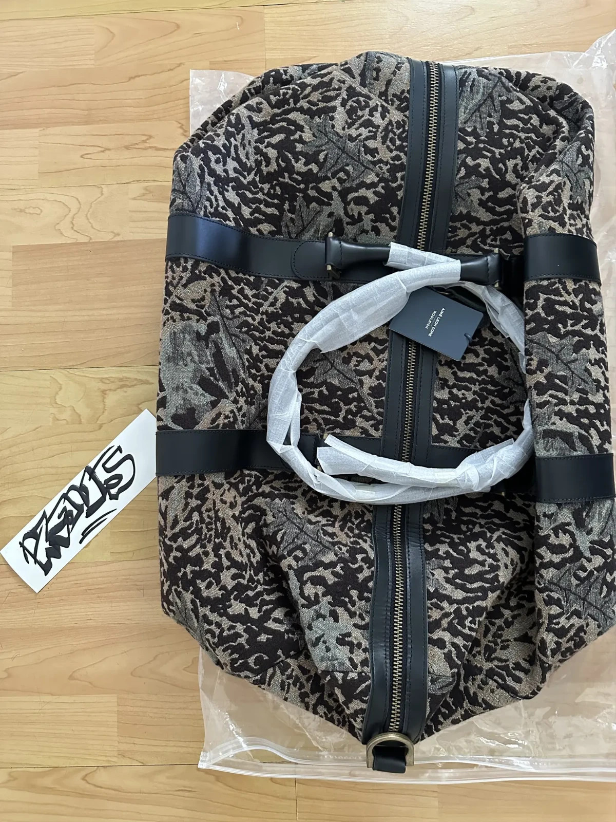 ALD Aime Leon Dore / Woolrich Camo Duffle Bag
