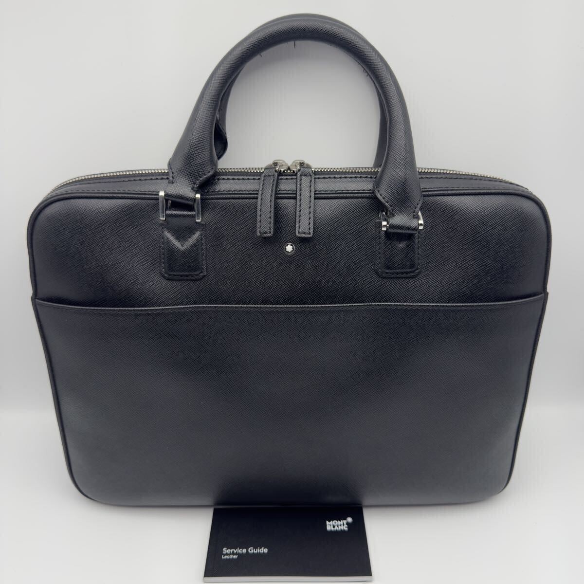 Montblanc Business Bag Black Sartorial Leather Men’S Briefcase Handbag Meister