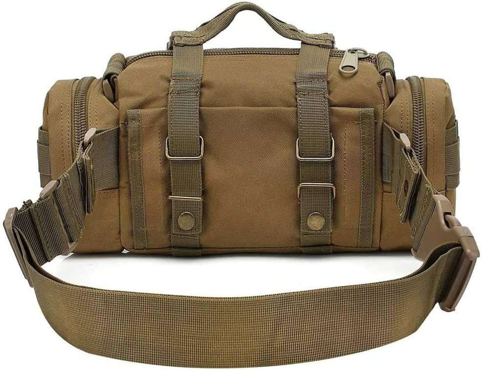 Tactical Military Chest Fanny Shoulder Waist Bag Camo Hunting Molle Camping Pack