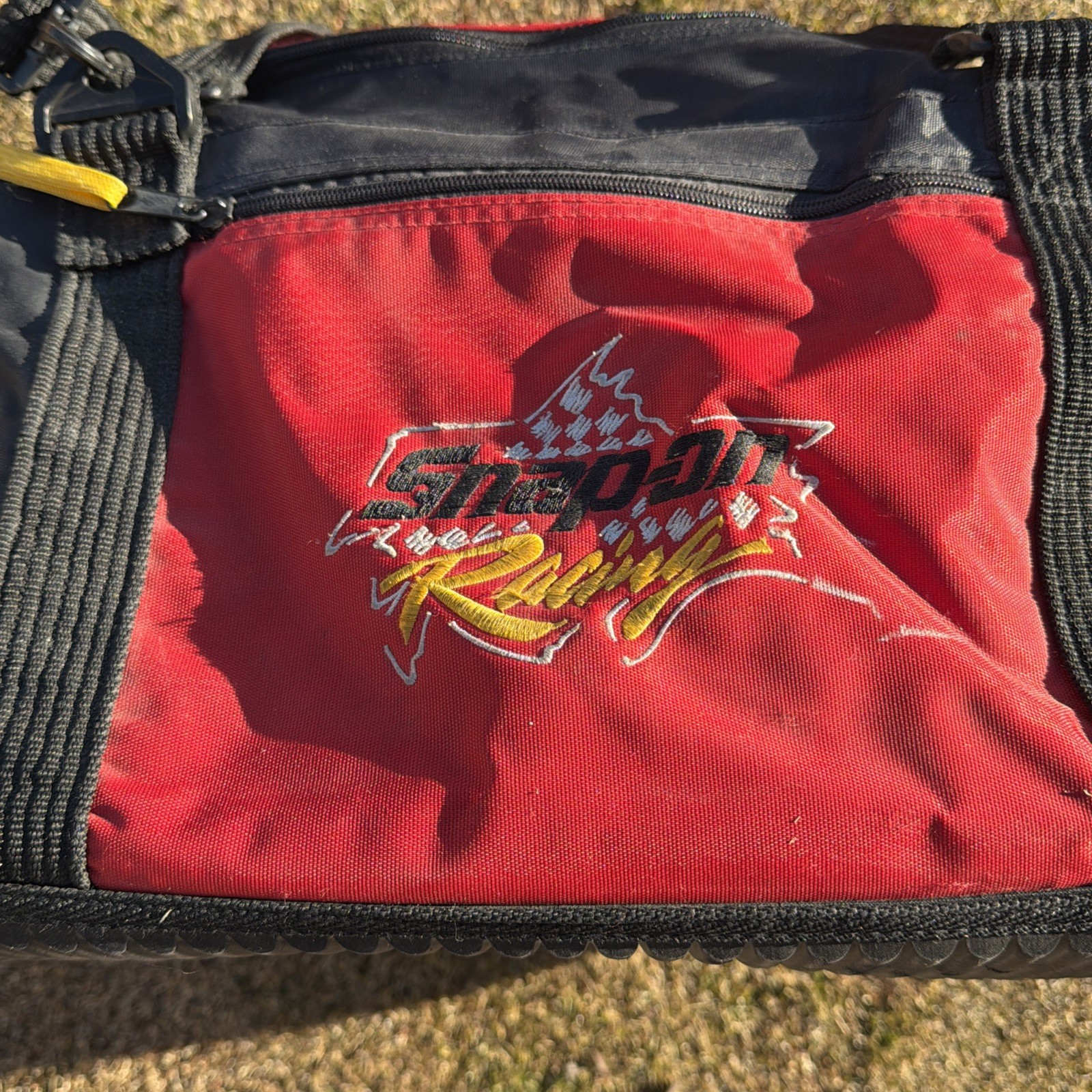 Snap On Racing Tools 3pc Matching Duffle Gym Bag Set and Cooler Vintage 1990s