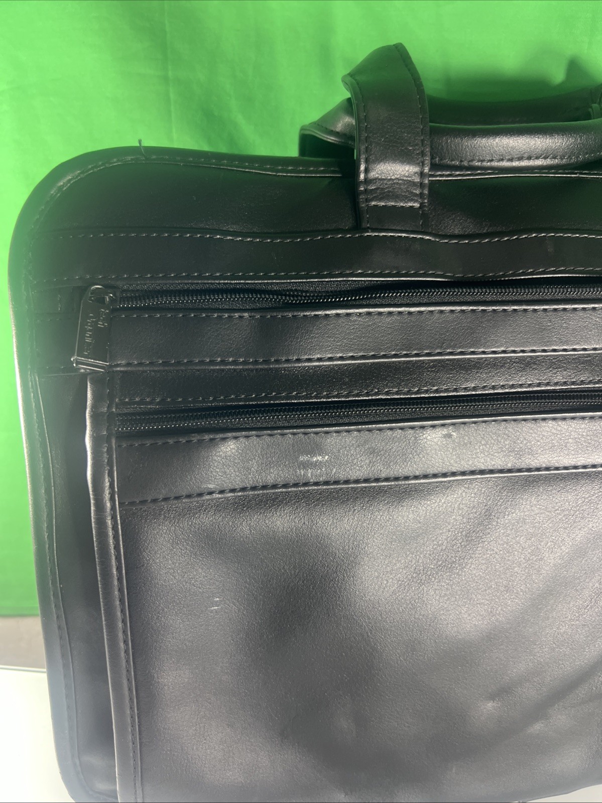 Leather Tech Organizer Briefcase