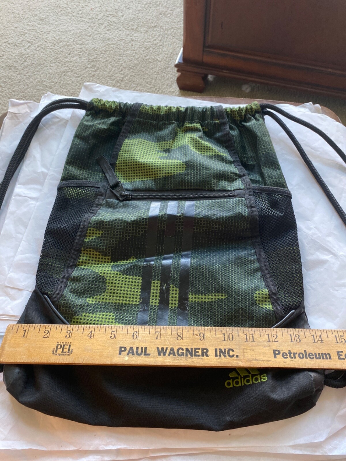 Adidas Alliance II Sackpack Backpack Camo DDPAT Drawstring Zip