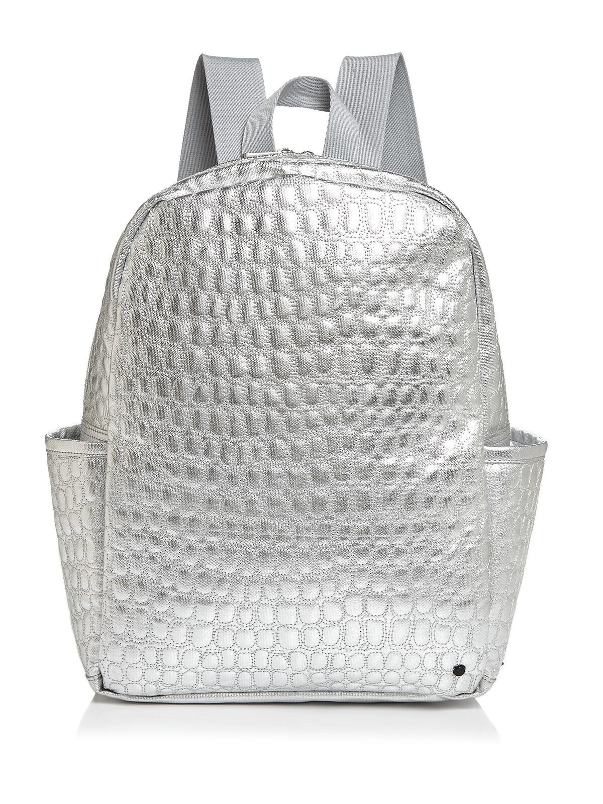 STATE X5104 Bags Silver Nylon Backpack Size 15x10x4.5 in