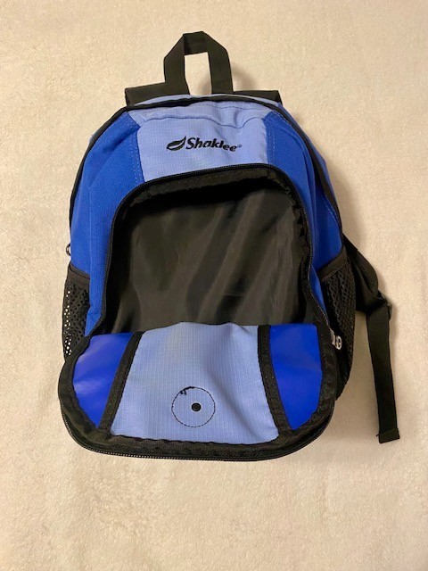 Shaklee Blue and Black Backpack