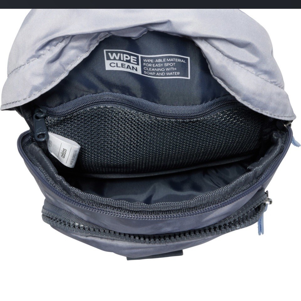 Adidas Unisex Essentials 2 Sling Crossbody Bag In Stone Wash Grey Blue Dawn $45