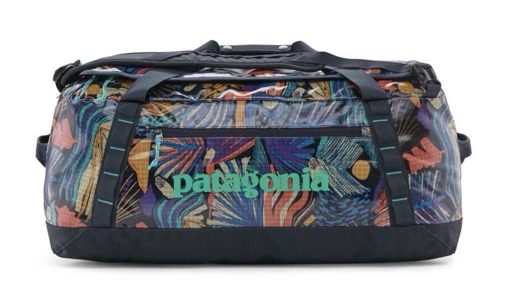 New Patagonia Black Hole 55L Boston “Joy” Pitch Blue Shiny Luggage Rare NWT HTF