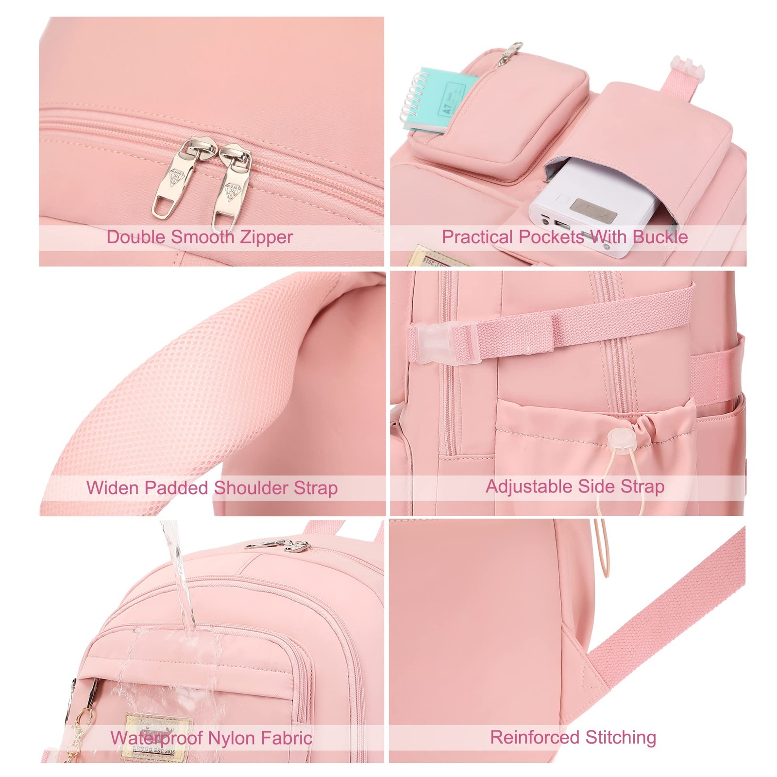Laptop Backpack 15.6 Inch Elementary Middle High School Bag College Backpacks…