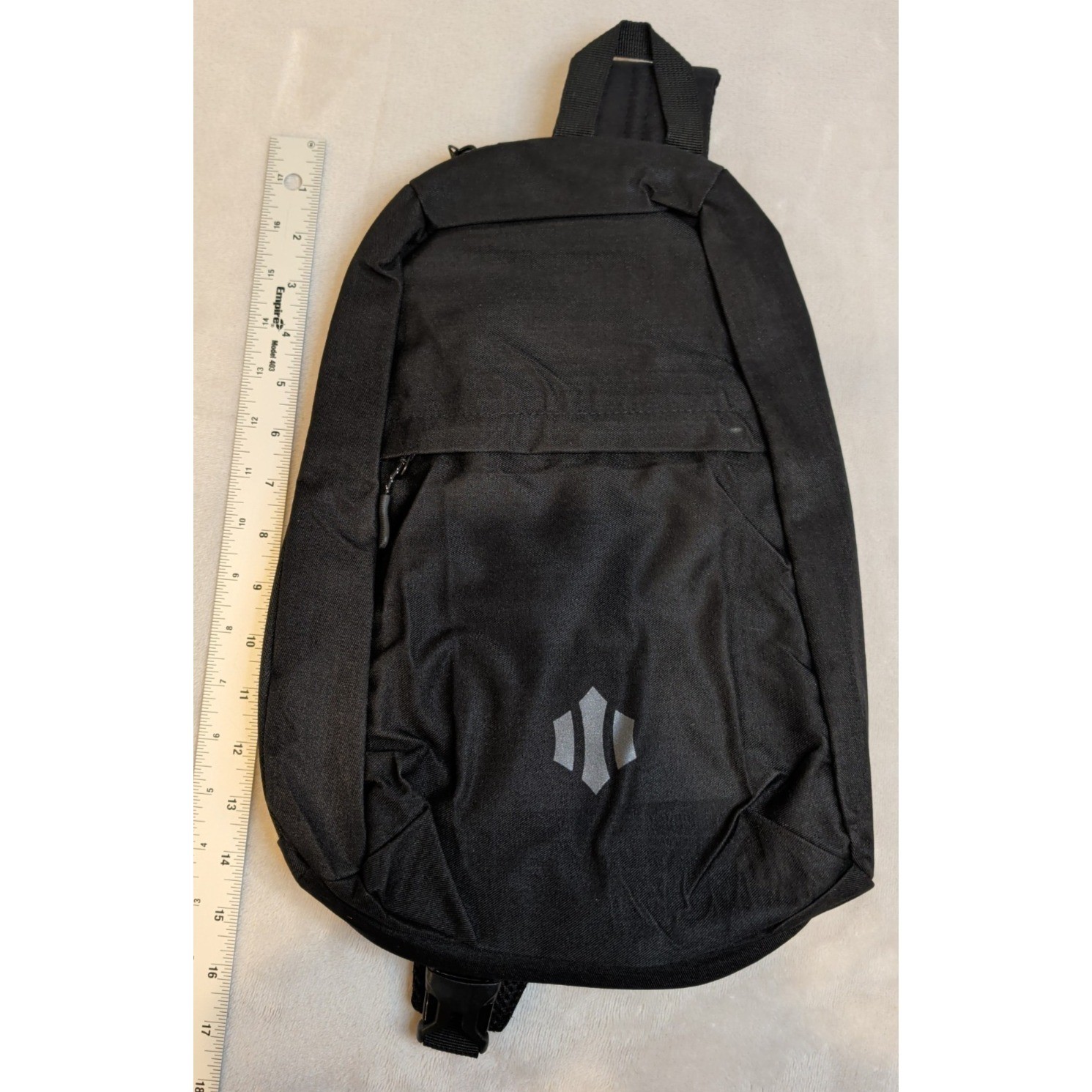 Port Authority BG228 Sling Backpack Crossbody Black Lightweight Travel Bag