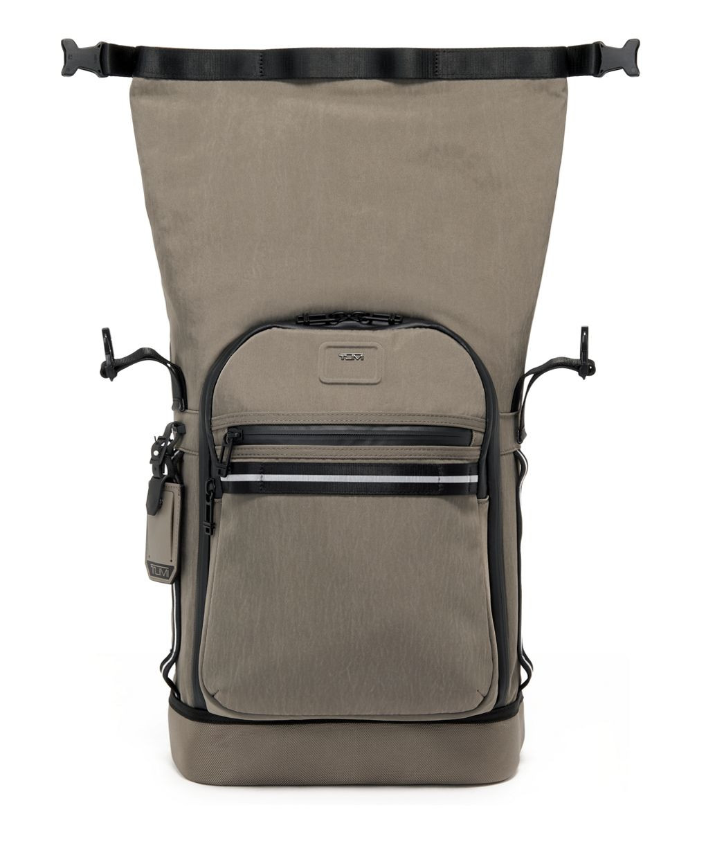 $575 TUMI Alpha Bravo Ally Roll Top Backpack, Sand