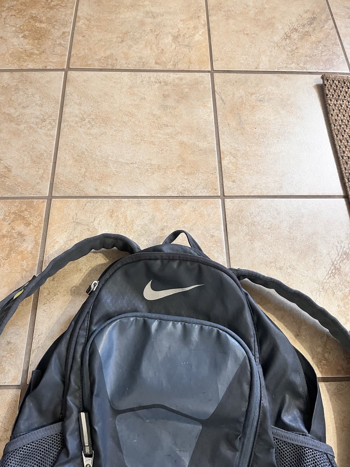 Nike Max Air Gray Large Backpack Unisex Pre-owned