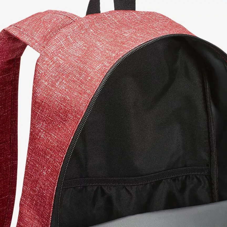 Hurley Backpack Blockade 21L School Travel Gym Work Laptop Bag Heather Red Black
