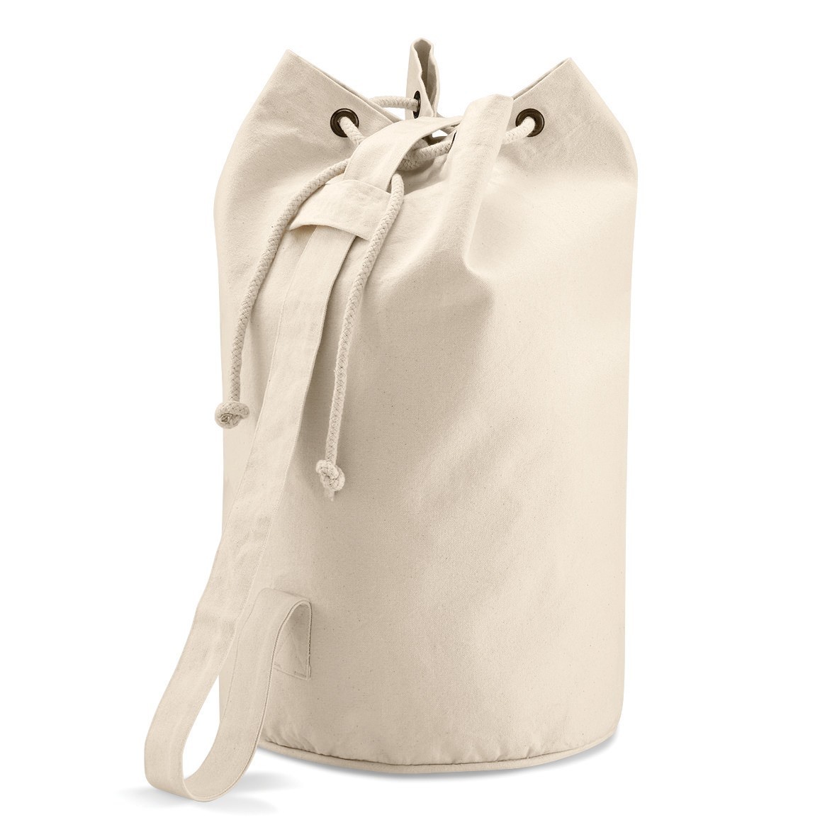 Quadra Canvas 100% Cotton Duffle Bag (QD27) – Durable Mens Womens Backpack