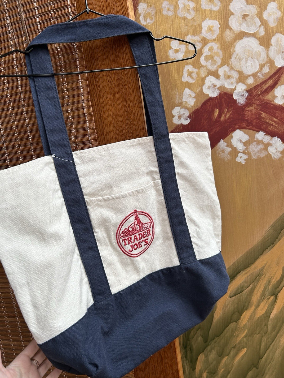 Traders Joes Large Tote Shopping Bag