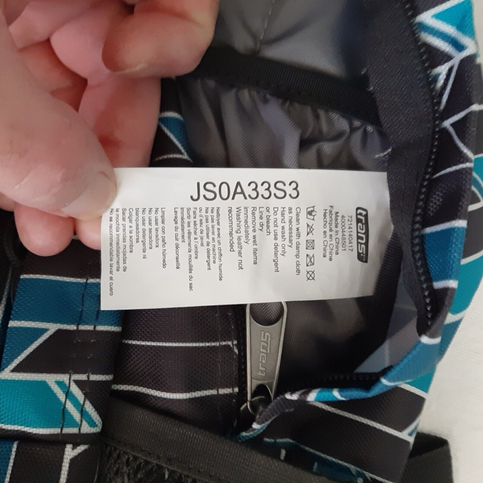 Jansport Backpack 17″ Geometric Aztec Southwest pattern JS0A33S3 18x12x8