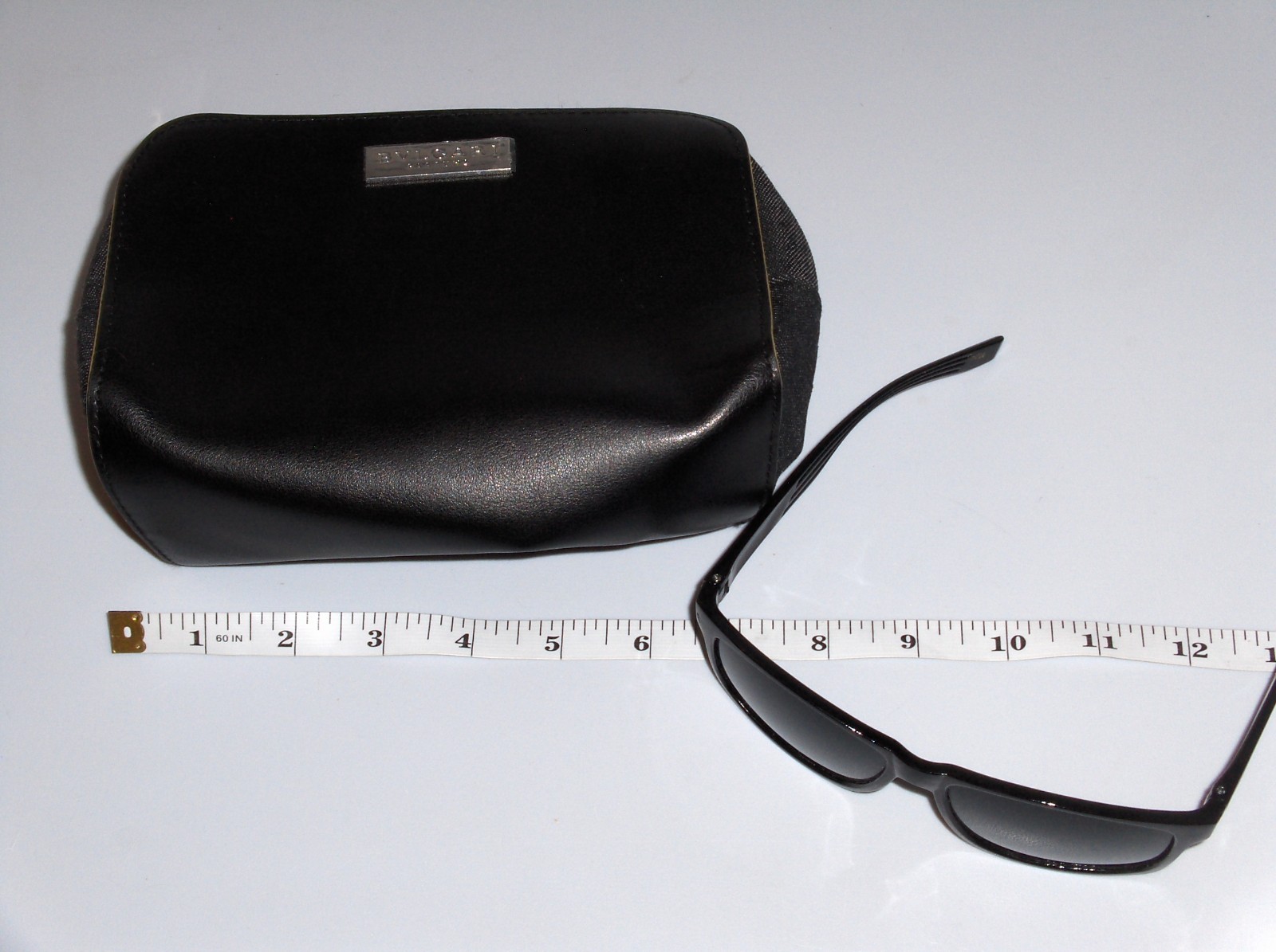 BVLGARI FRAGRANCES Unisex Zip Toiletry Shave Travel Kit Make up Bag, BLACK, New
