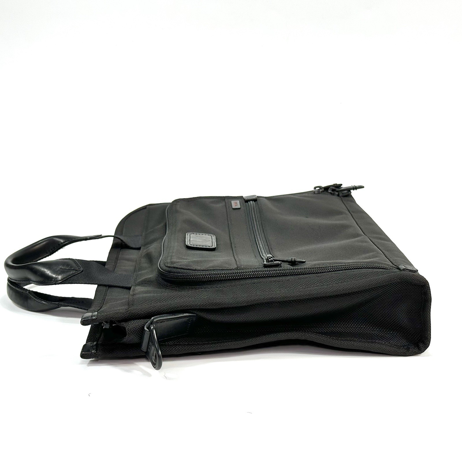 Tumi Alpha 2 Slim Deluxe Portfolio Briefcase Laptop Bag Nylon 26110D2 With Strap