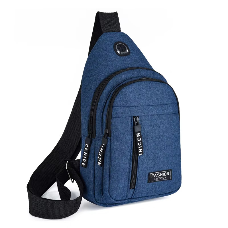 2025 New Multifunctional Chest Bag Men’S Fashion Trend Oxford Cloth Shoulder Bag