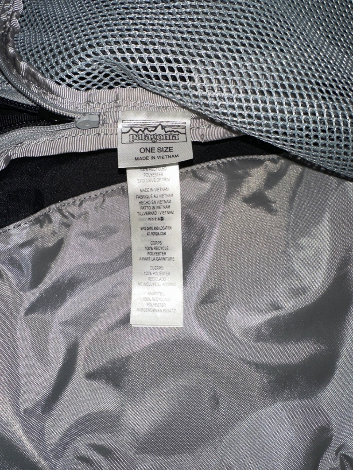 PATAGONIA Black Hole Packing Cube 6 L Black Shiny version EUC