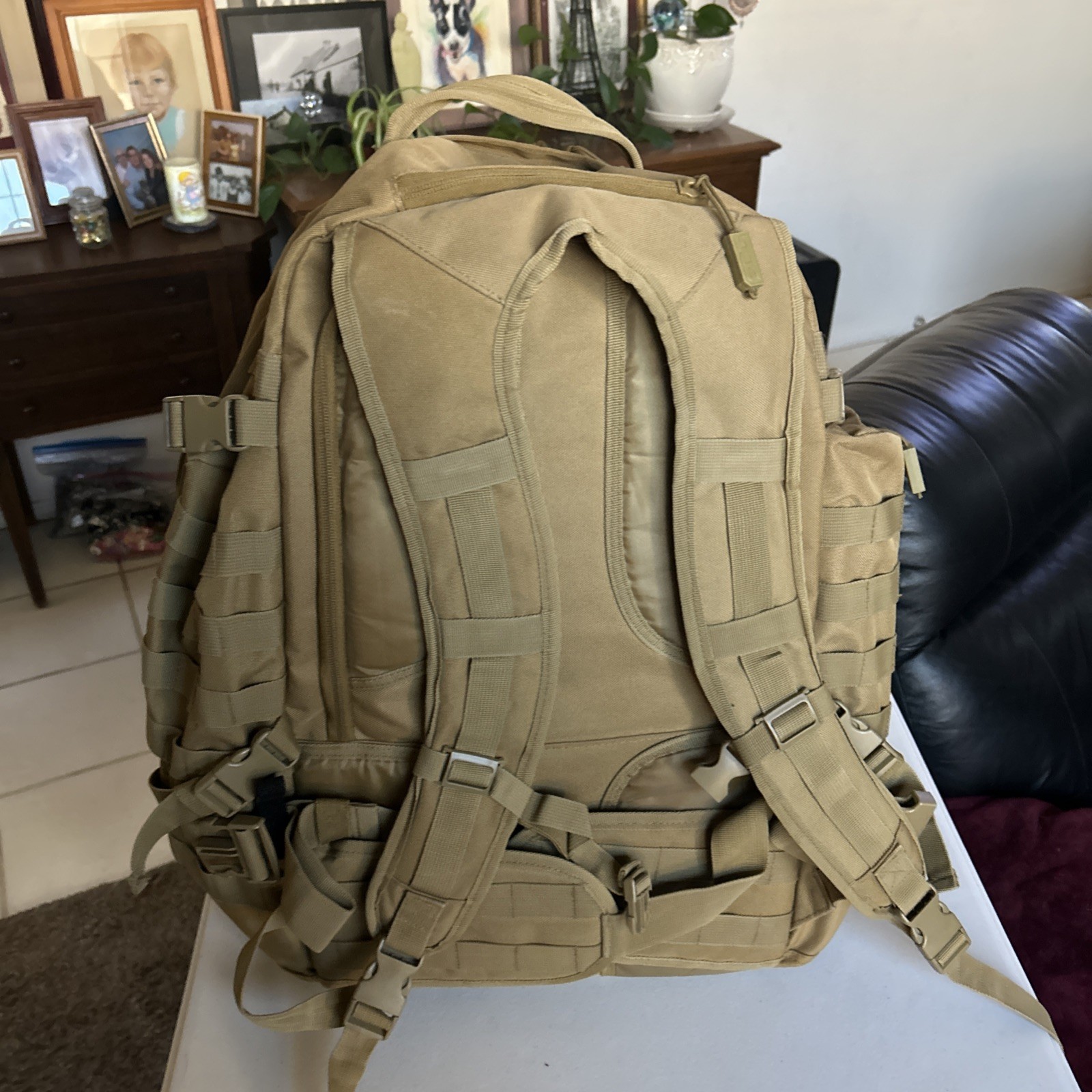 SOG Barrage Tactical Internal Frame Backpack 64.3-Liter Storage Coyote Tan