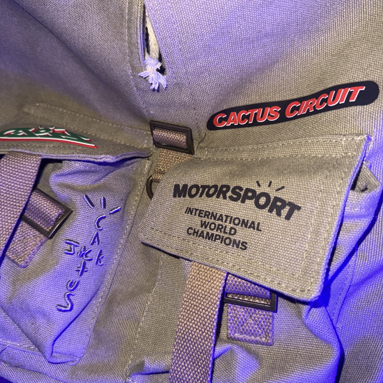 Travis Scott Cactus Jack Canvas Backpack