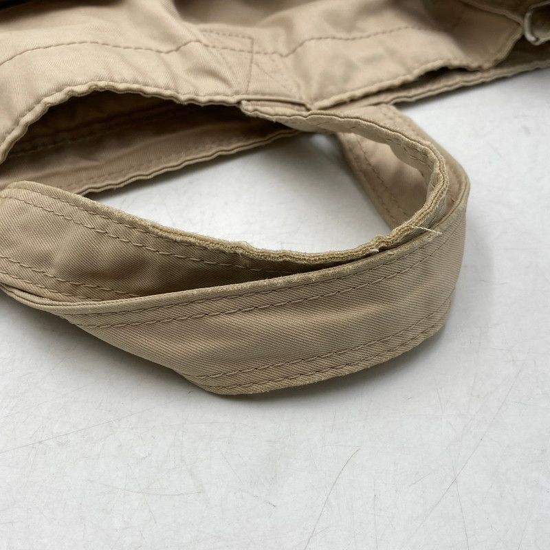 Authentic Porter Favor Shoulder Tote Bag Beige 34cm x 31cm Damaged Used Luggage