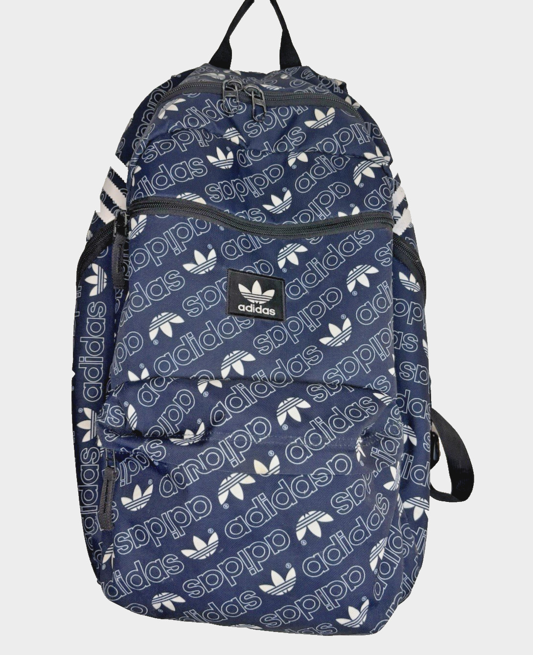 Adidas AOP Original National Backpack Navy Trefoil Logo Large