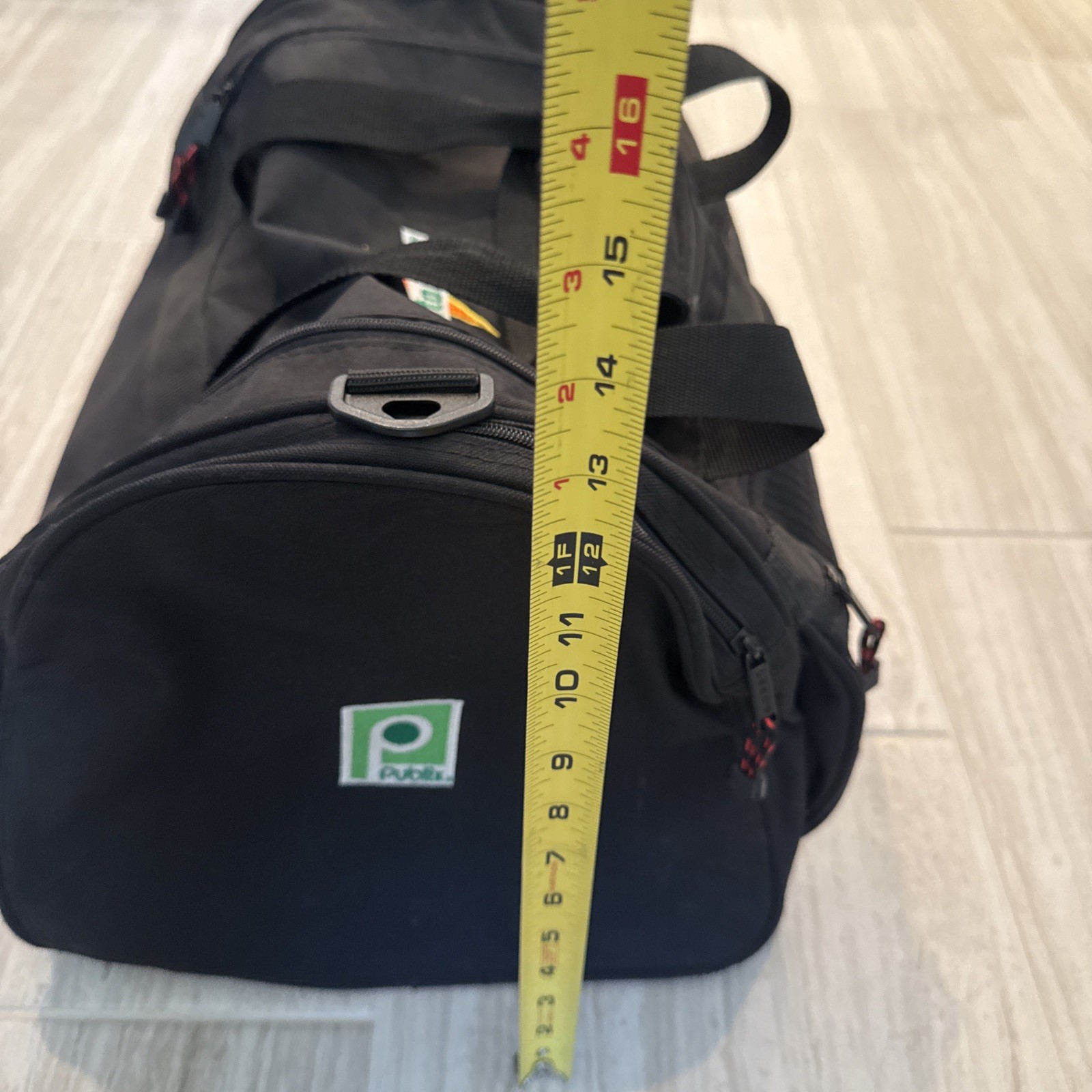 Gatorade & Publix Half Dome Black Duffel Bag Gym Sports Travel Carry
