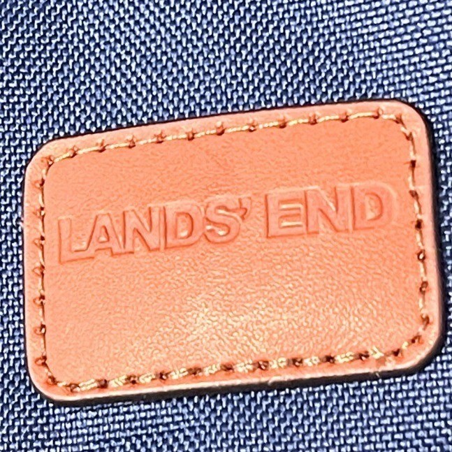 Lands End Everyday Messenger Bag Size 11×15 Laptop Inner Outer Pockets Utility