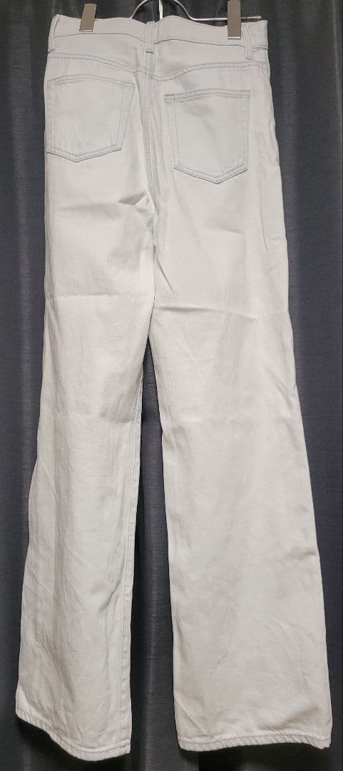 Denim Pants Blue White Slim Fit Used Good Condition