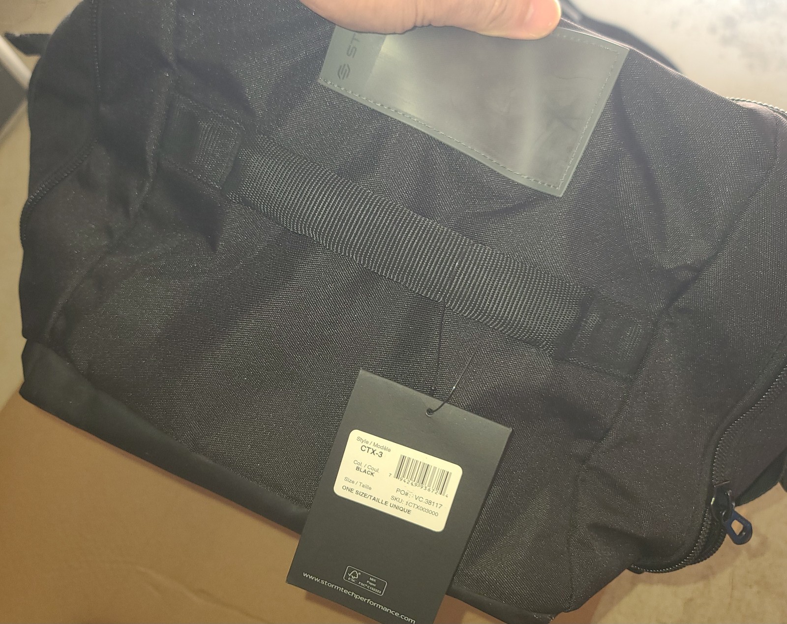 Stormtech Outdoor Equinox Ctx-3 Duffle Backpack 80L Black Nwt