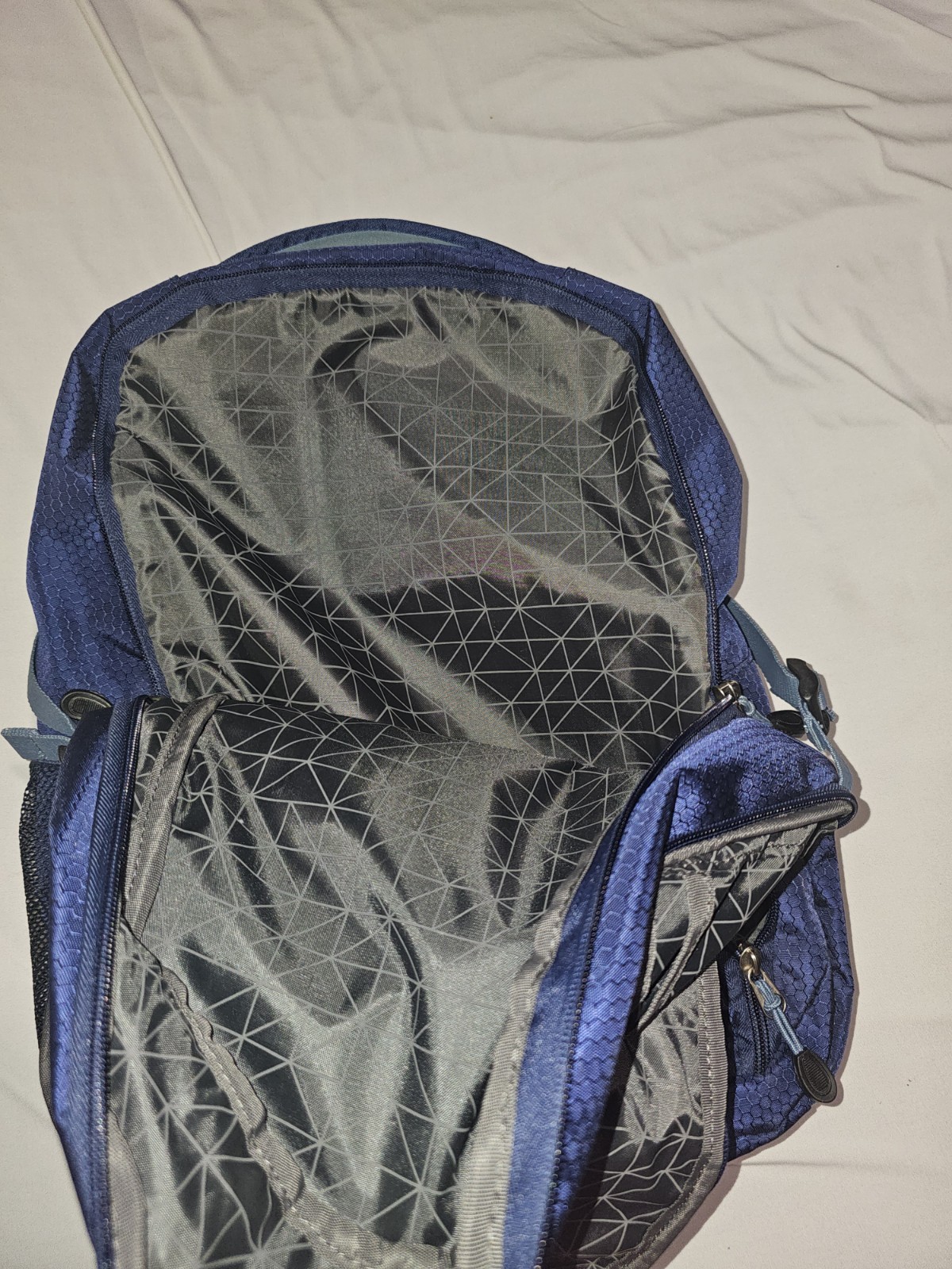 High Sierra Fairlead Computer Backpack in True Navy/Graphite Blue.