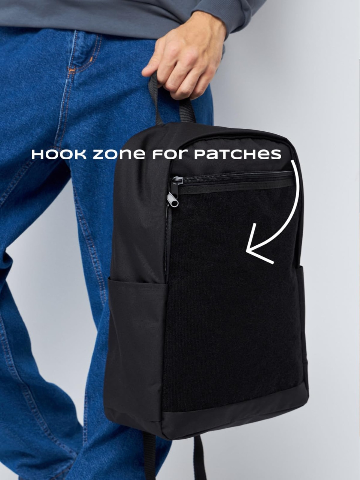 Spacious Black Laptop Backpack for Travel and Work, Unisex Design, Versatile Use