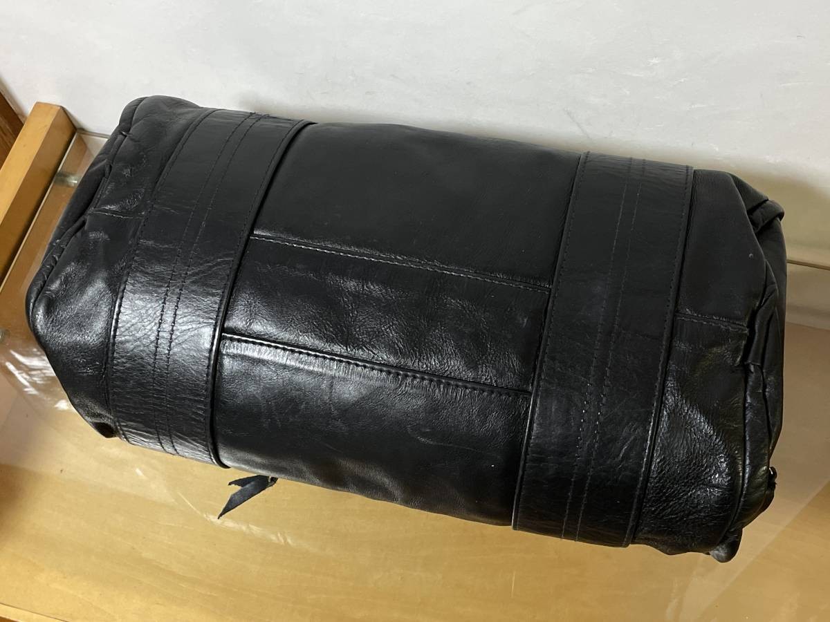 Used Langlitz Leathers Regular Travel Bag L 45cm W 25cm D 25cm Size Very Rare