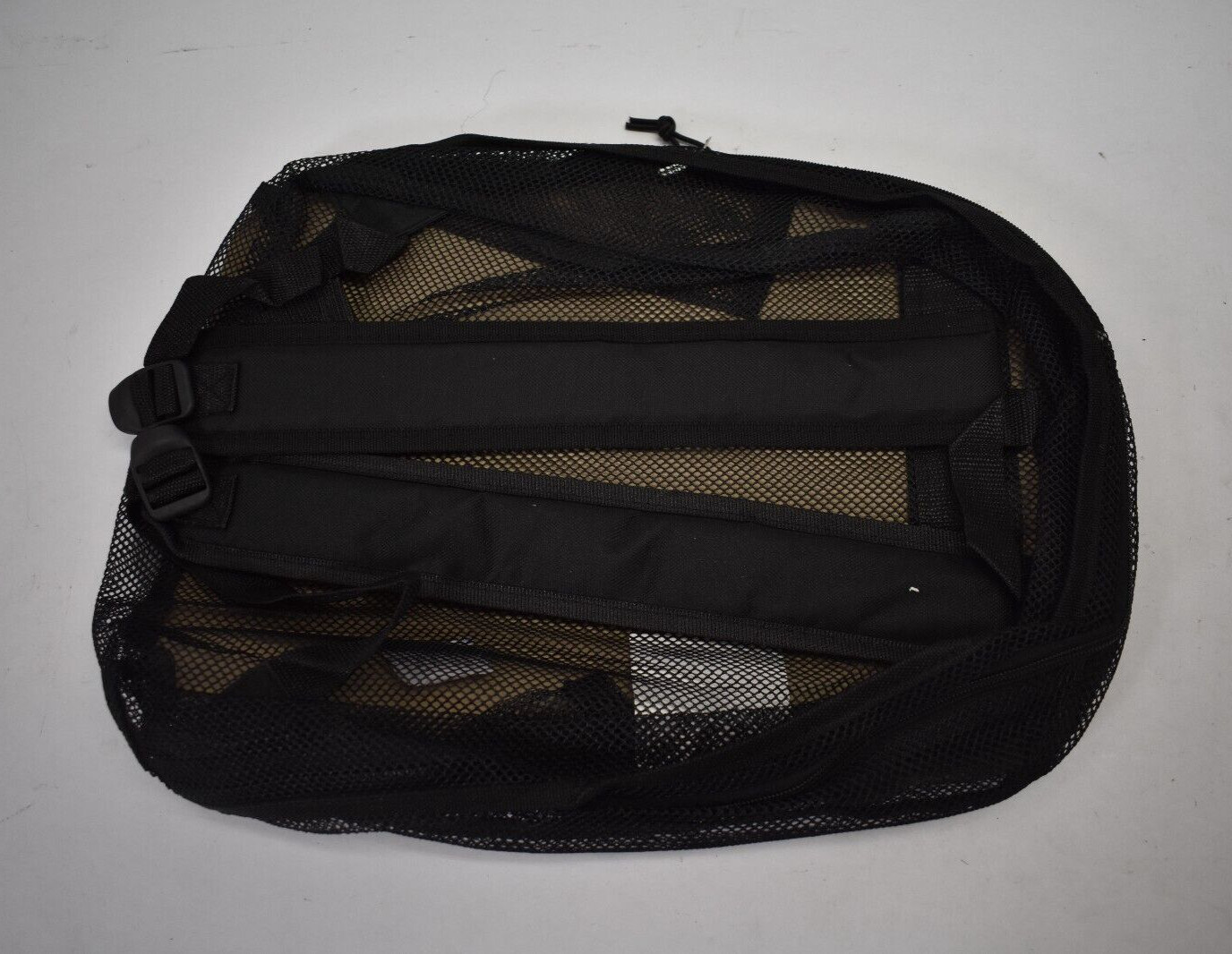 Trailmaker Backpack Transparent Mesh Black School Padded Straps 17″ x 13″