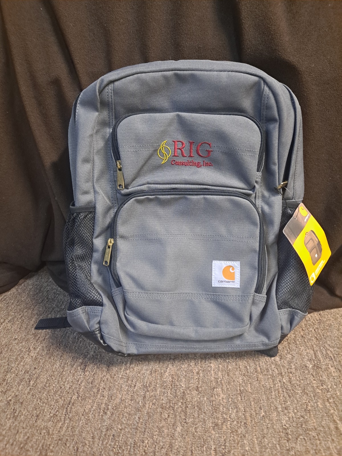 NWT Carhartt Legacy Standard Work Pack Backpack Gravel Gray 27L RIG Consulting