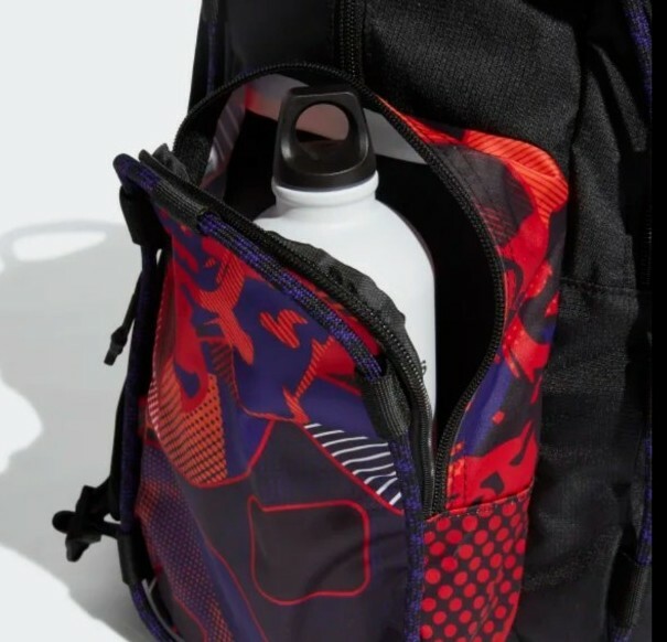 adidas Unisex Toploader Backpack, Travel/Gym/Sports Bag, Black/Multicolor GT6662