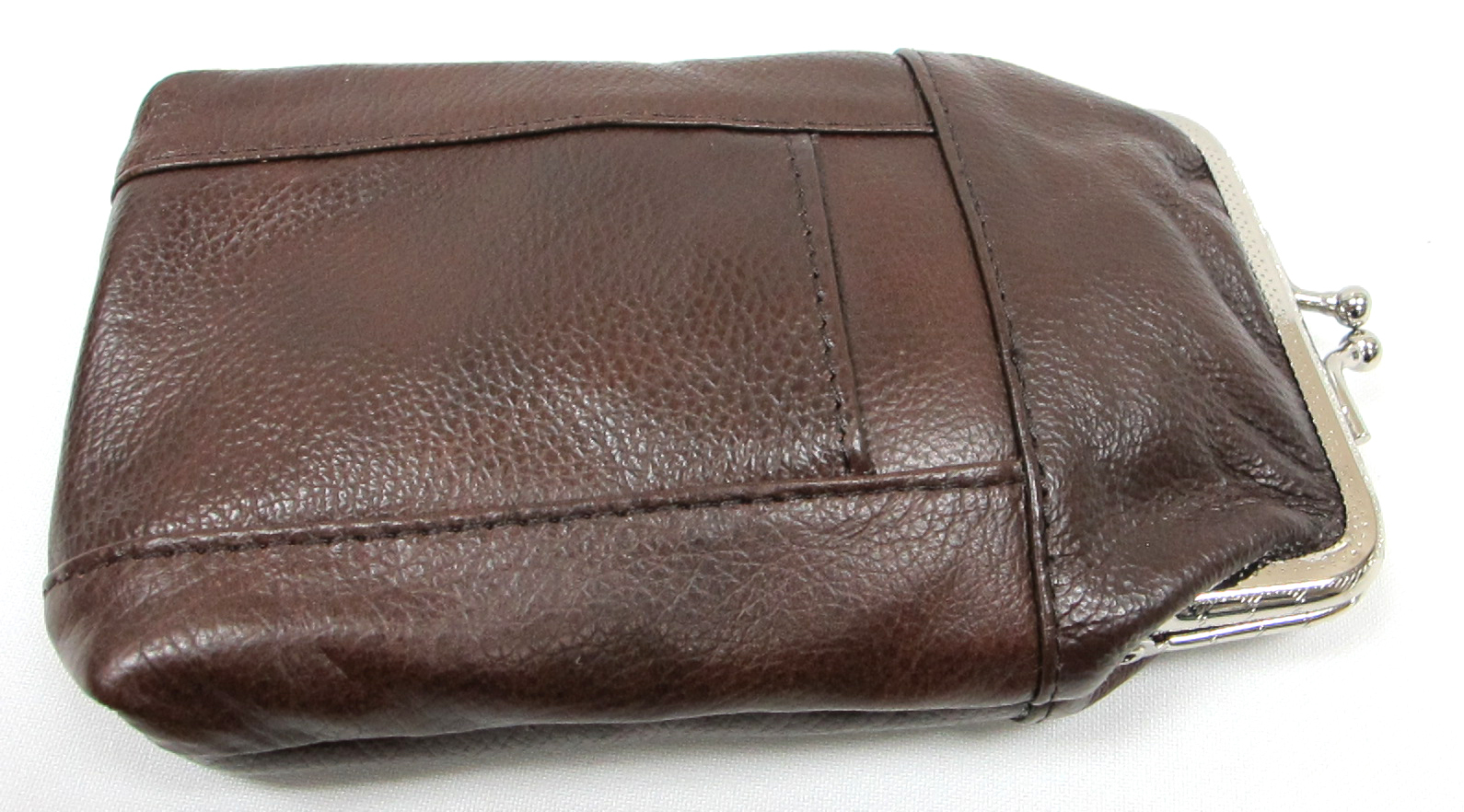 Genuine Leather Cigarette Case Pouch Lighter Pocket Top Twist Clasp -Fit 120’s