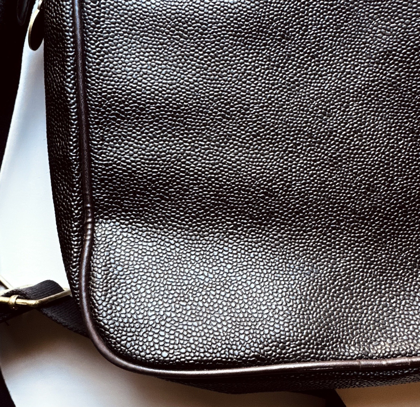 Mulberry Large Scotchgrain & Leather Mens Unisex Crossbody Satchel Messenger Bag
