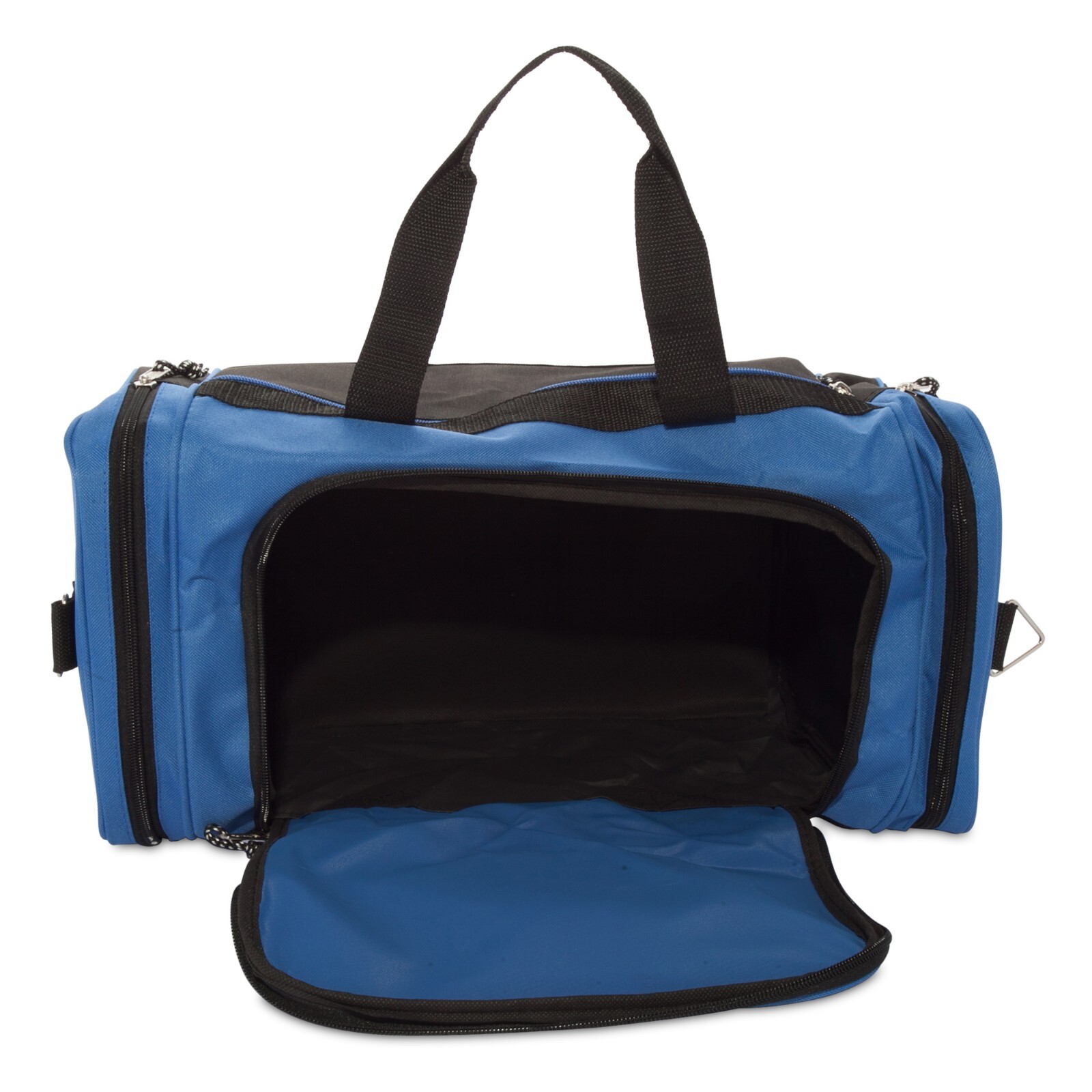 Brand New Duffle Bag Duffel Bag Large in Royal Blue and Black Gym Bag