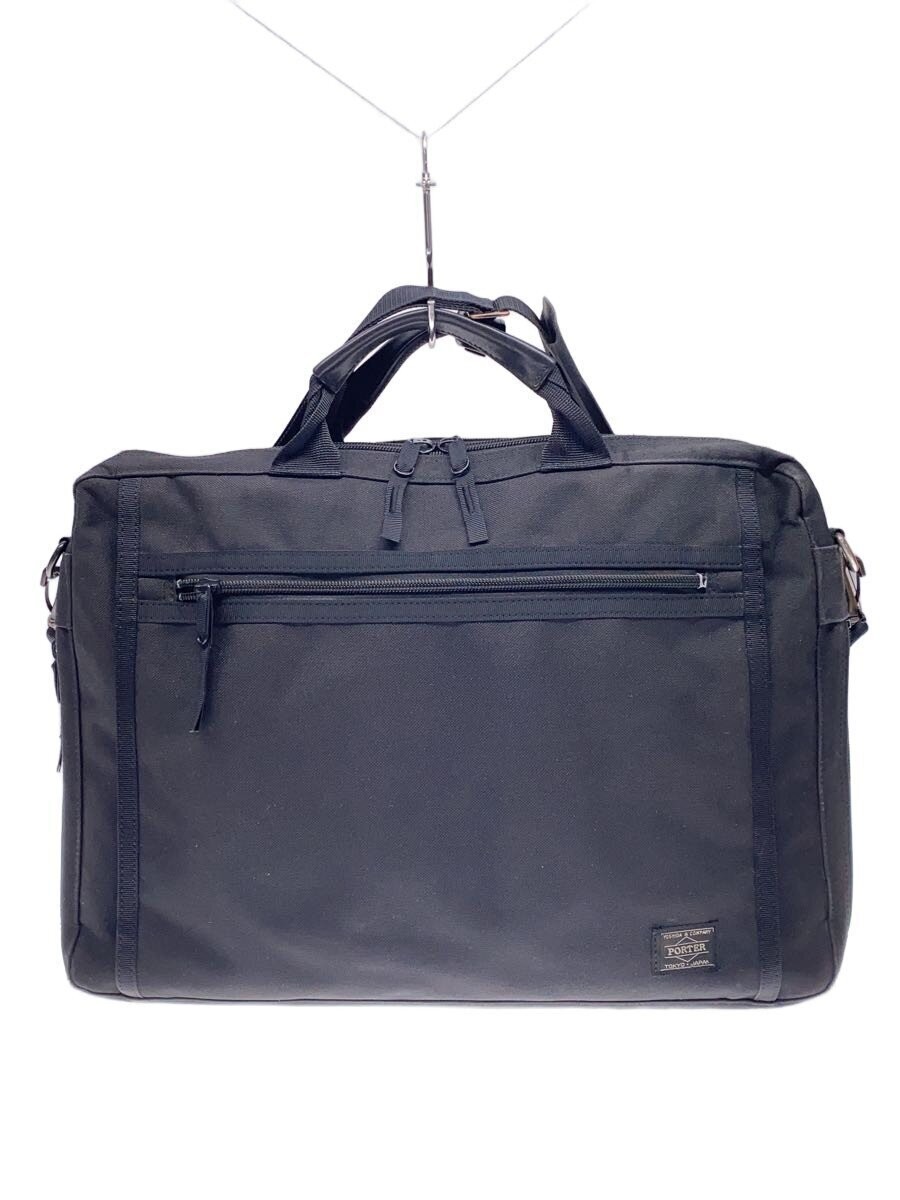 PORTER Briefcase Black Leather 5cm Depth 28cm Height 41cm Width