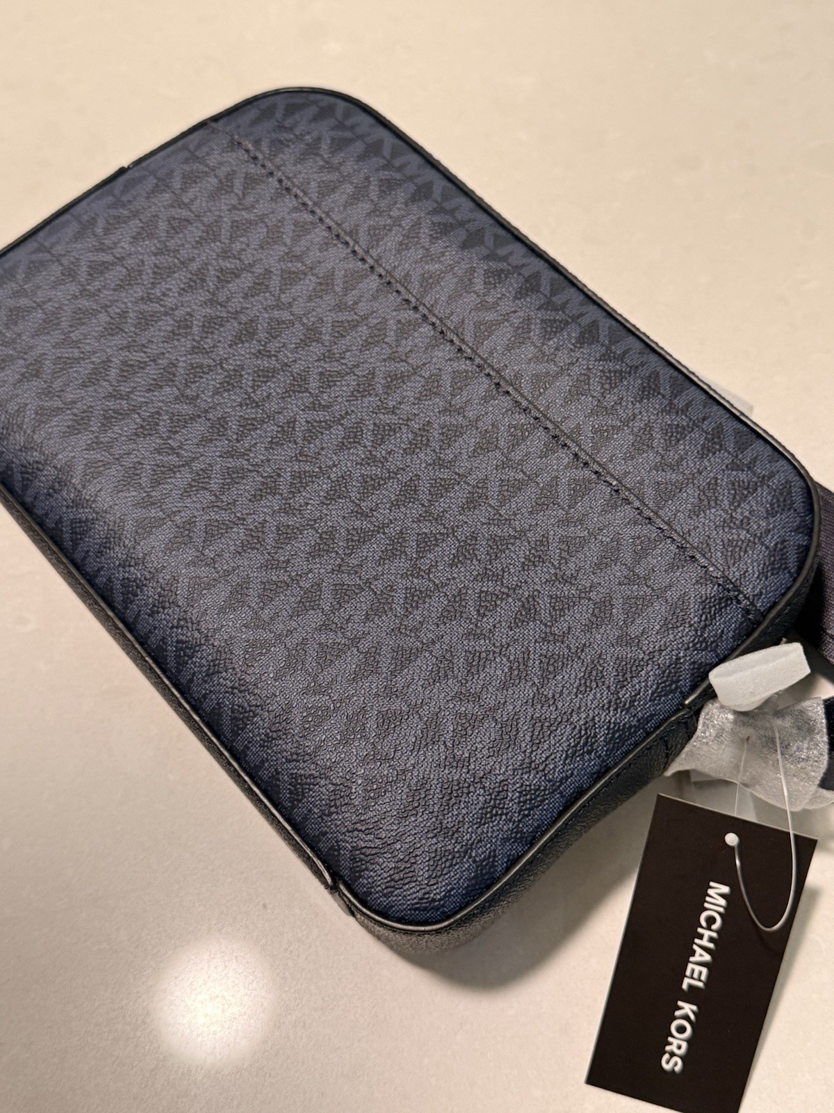 Michael Kors Cooper Blue Utility Crossbody