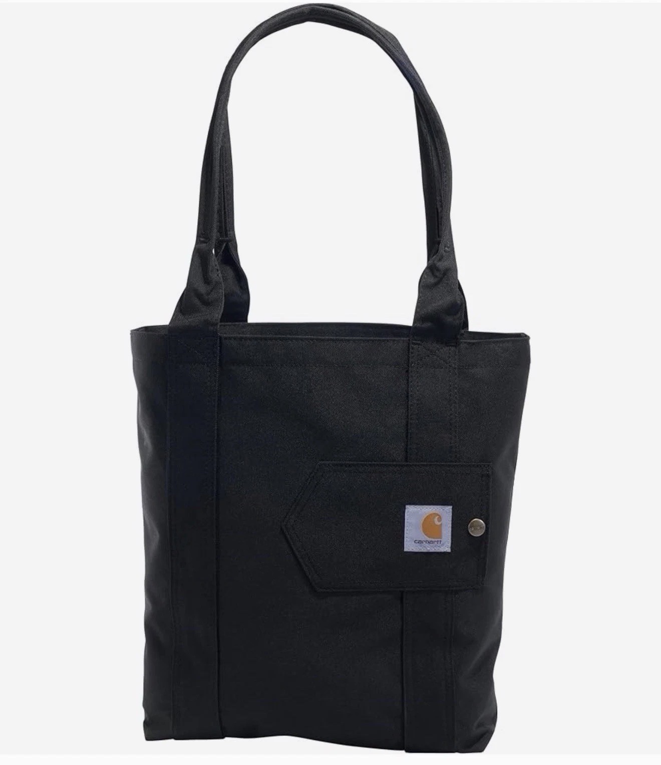 Carhartt Black Canvas Double Strap Carryall School Work Tote Bag