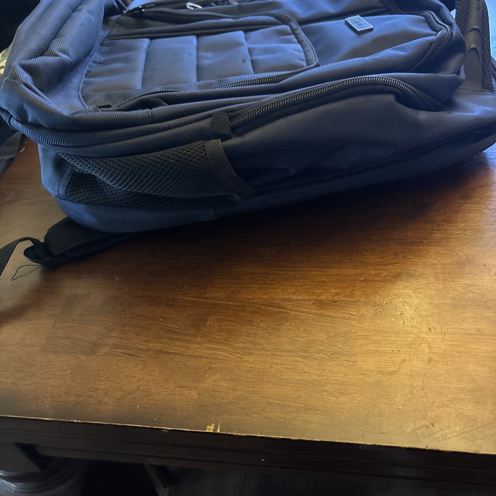 Perry Ellis Portfolio Backpack Laptop Bag Travel Work Multi Pocket Mens 18in