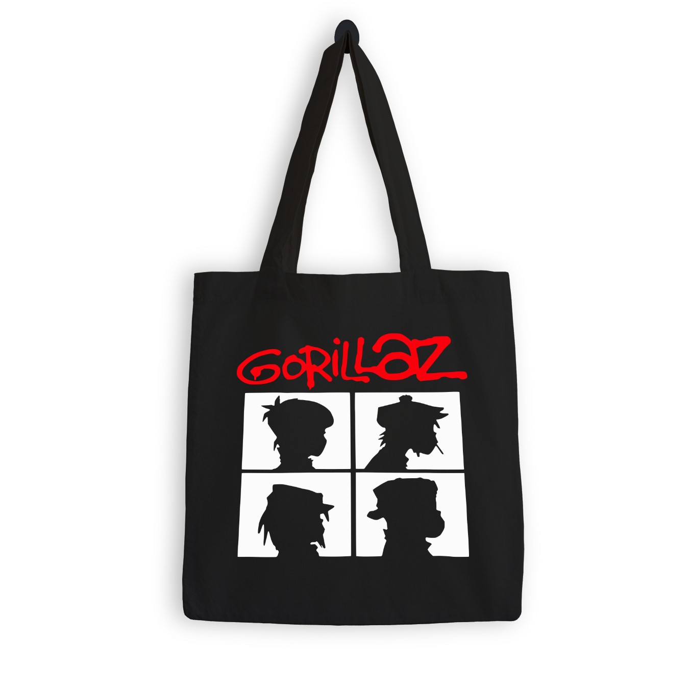 Gorillaz tote bag – Feel Good Inc, Plastic Beach, Demon Days, Nas, De La Soul