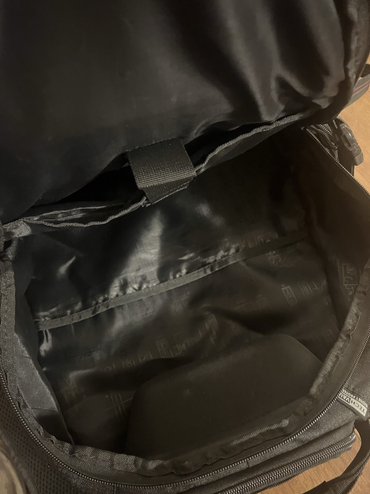 OGIO AIRFLOW Black w/Red Stitching Tech Vault Armored Pocket Backpack