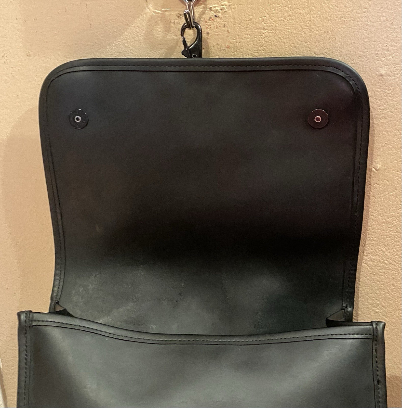 Rains Unisex Black Rubber Minimalist Laptop Backpack 19 x 12