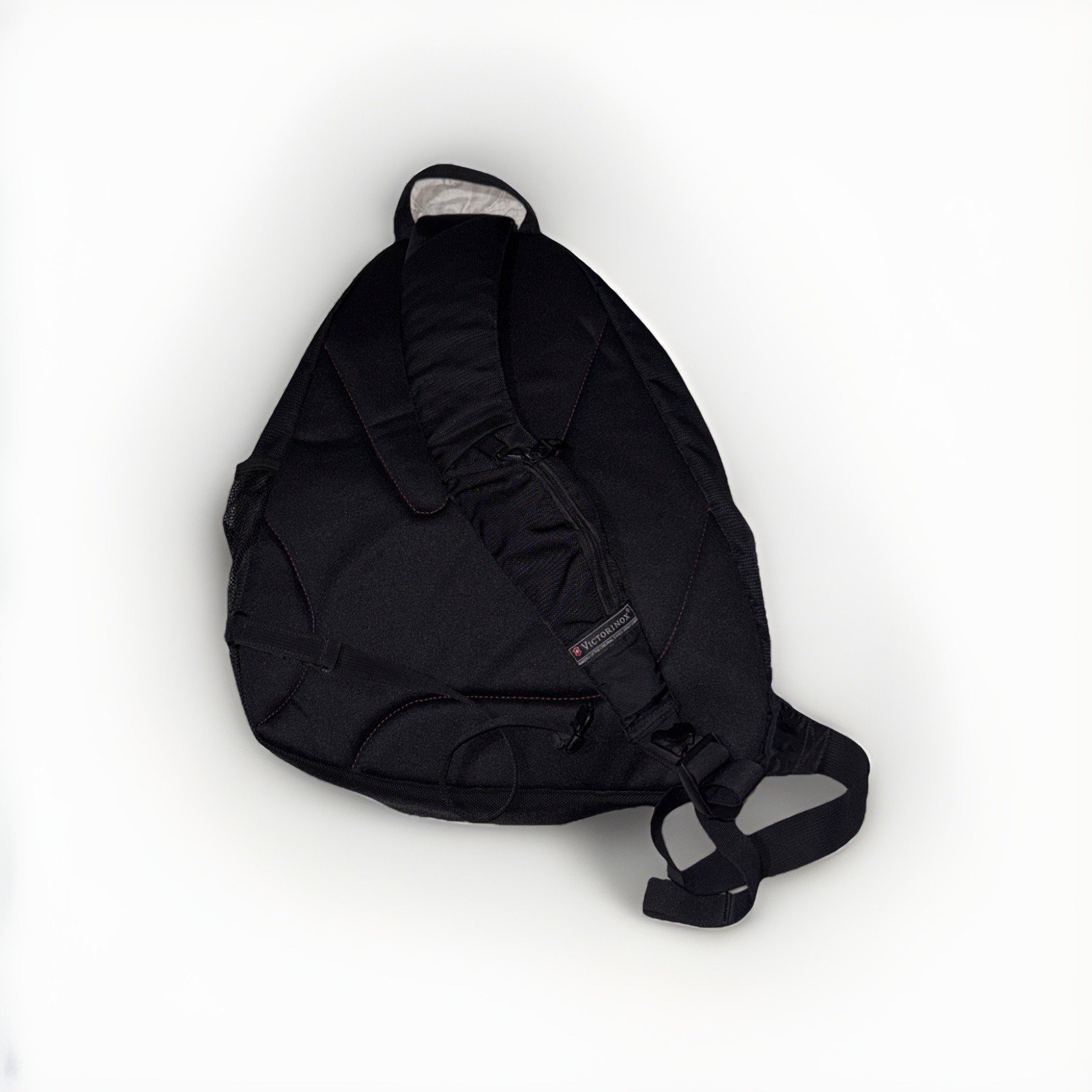 VICTORINOX Men’s Black Sling Crossbody One Shoulder Backpack Padded Back