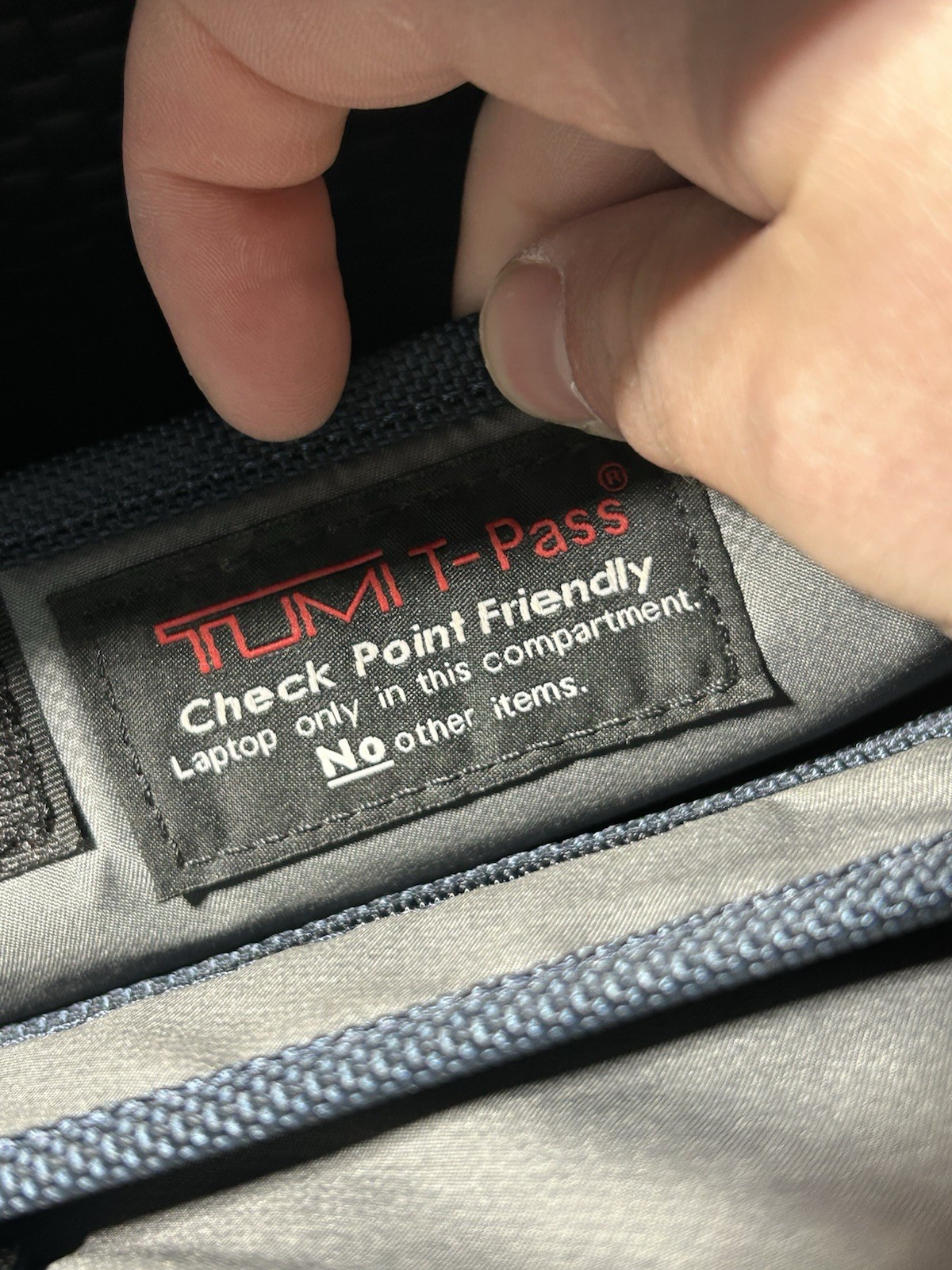 Tumi Alpha 2 T-Pass Medium Screen Briefcase Laptop Bag Nylon 26516D2 Reg $455