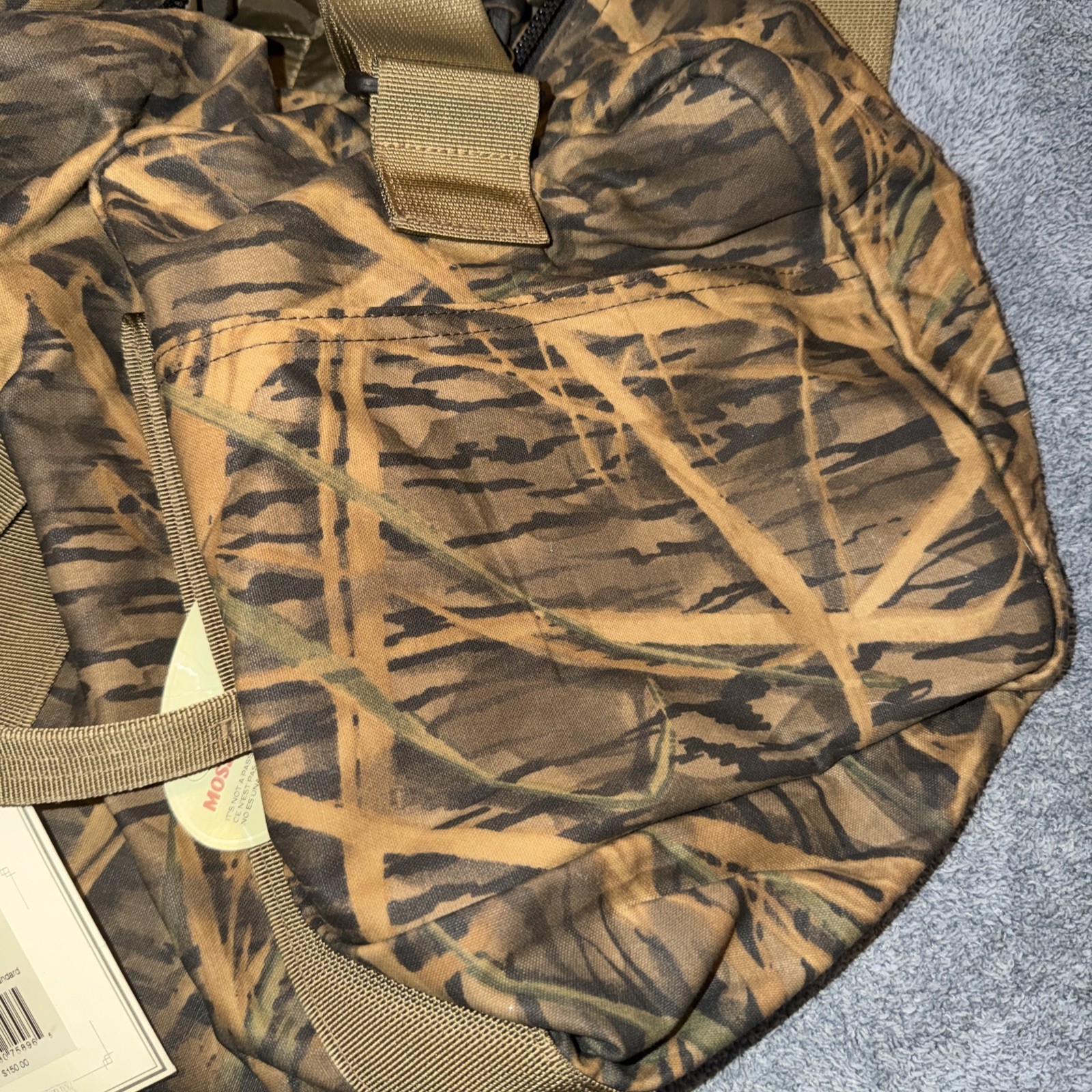 ⁠Filson Ducks Unlimited Small Field Duffle Bag NWT Mossy Oak Shadow Grass Camo⁠