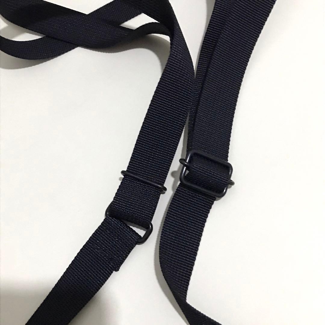 Authentic 吉田カバン PORTER Black Nylon Mini Shoulder Bag 15cm x 19cm x 5cm Excellent